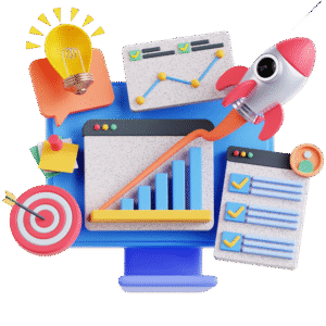 business-growth-success-isolated-transparent-background